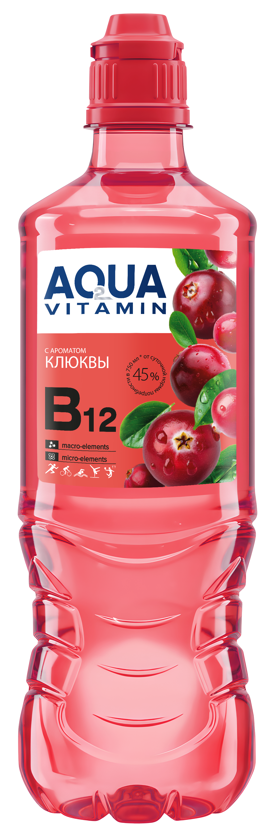 Напиток "Aqua Vitamin" Клюква 0,75л (Белорусь)