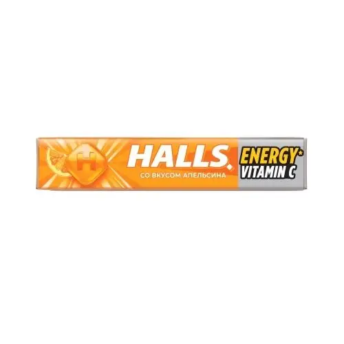 Леденец "Halls" Апельсин 25г (Армения)
