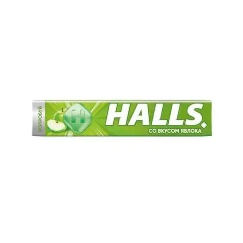 Леденец "Halls" Яблоко 25г (Армения)