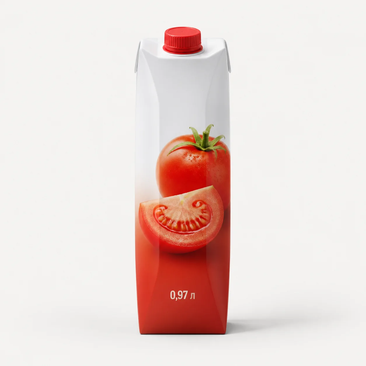 AI-иллюстрация Migka AI — Сок "J7" Томат 0,97л (Россия)