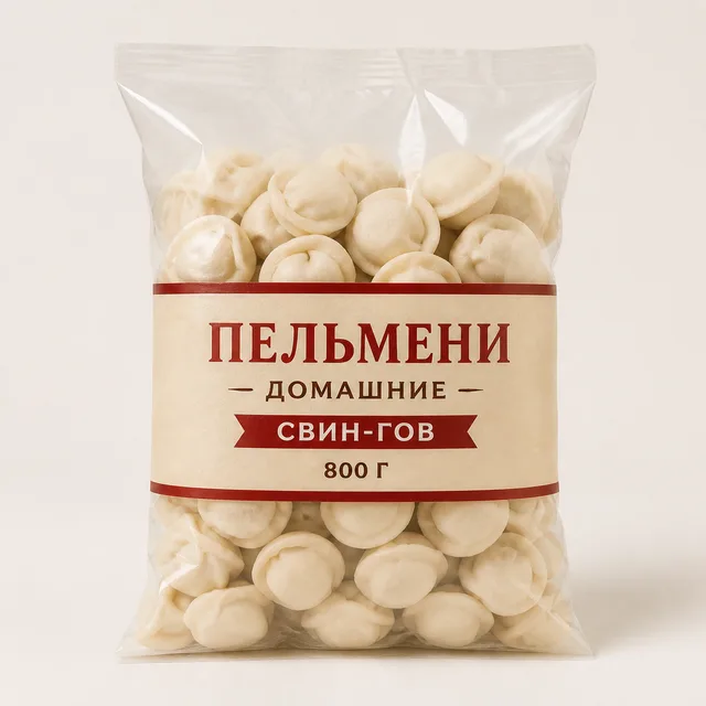 Пельмени "Мираторг" Домашние Свин-Гов 800г (Россия)