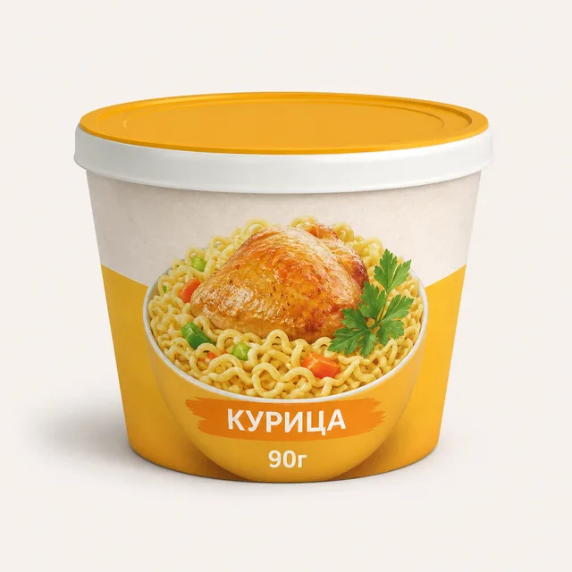 Лапша "Биг ланч" Курица ведро 90г (Россия)