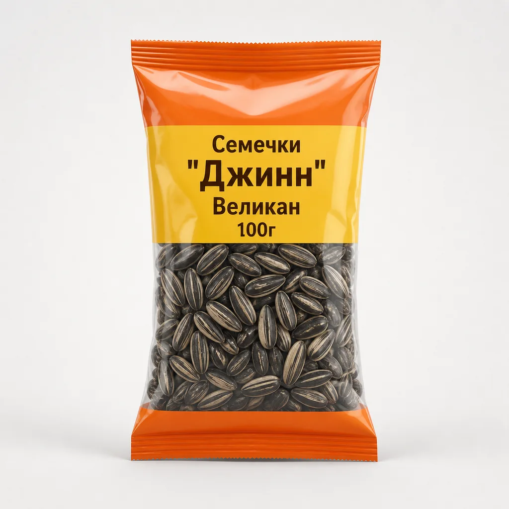 Семечки "Джинн" Великан 100г (Россия)