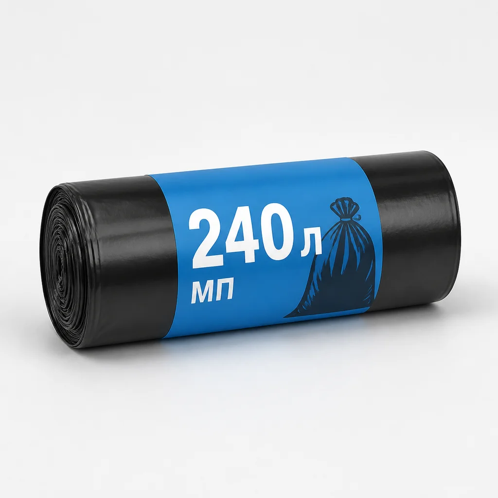 Пакеты мусорные 240 л / МП