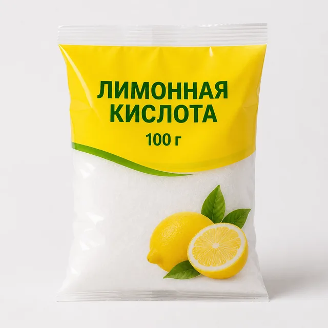 КУБАНСКАЯ ЗАБАВА Лимонная кислота 100гр*50шт Лоточук