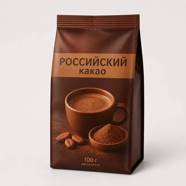НЕСТЛЕ какао РОССИЙСКИЙ м/у 100гр*12шт (пал180) Нестле