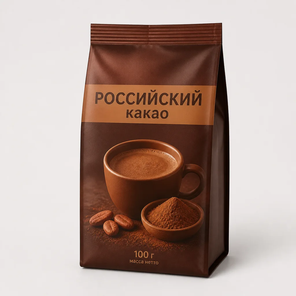 НЕСТЛЕ какао РОССИЙСКИЙ м/у 100гр*12шт (пал180) Нестле