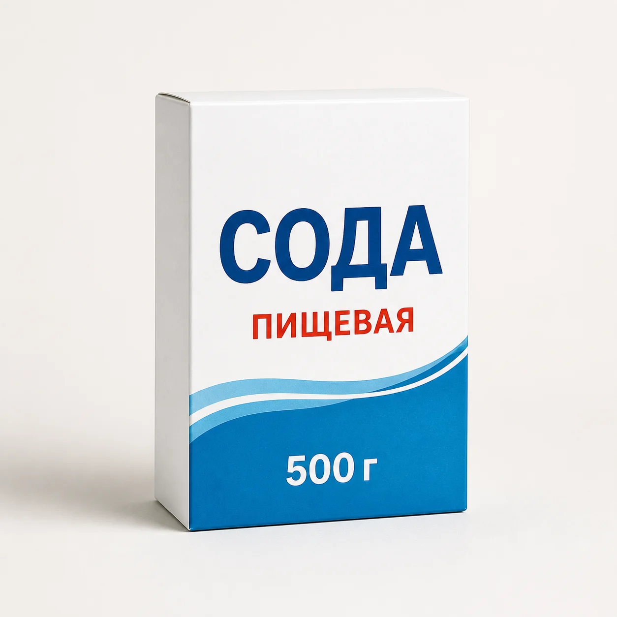 AI-иллюстрация Migka AI — Сода пищевая "Крымский содовый завод" 500г (Россия)