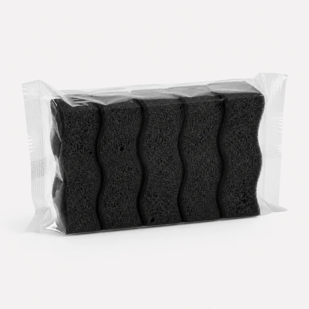 Губки кухонные BIG City волн Максима Black 5шт
