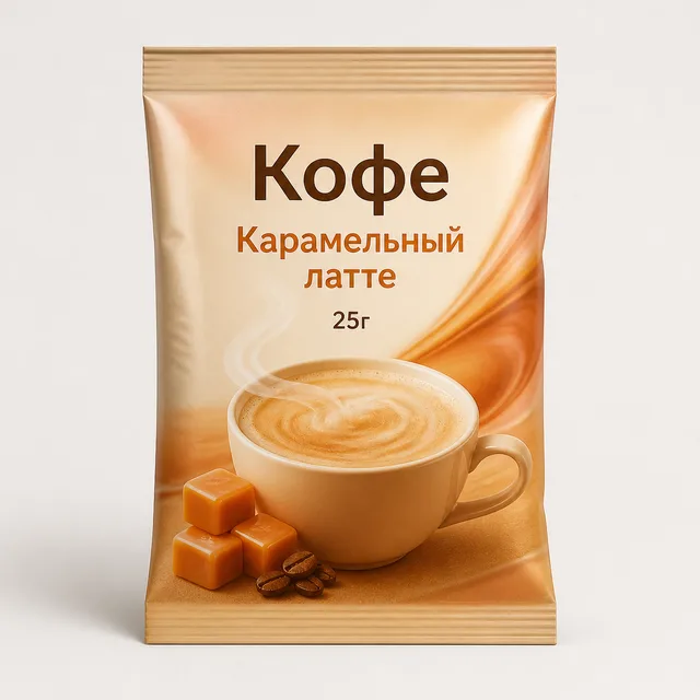 Кофе "ToraBika" Карамельный латте 25г