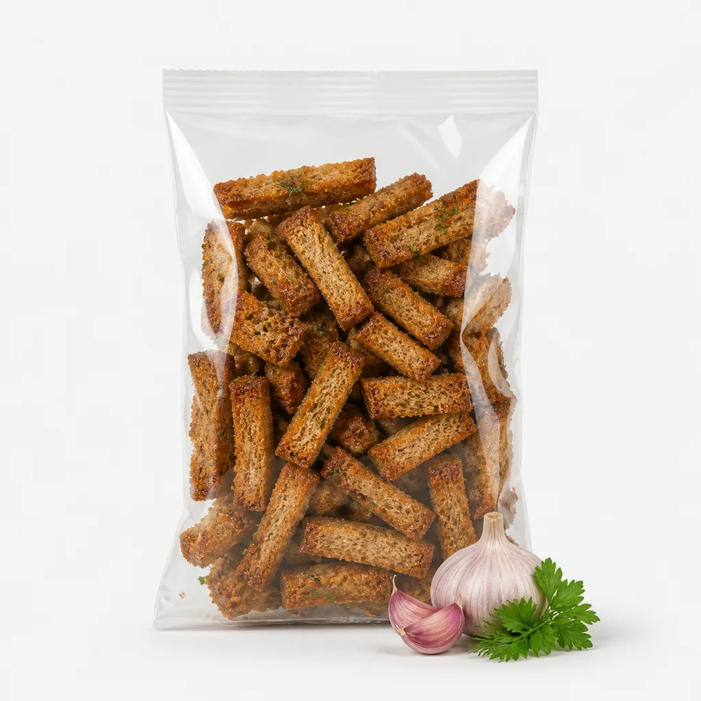 Гренки "Gross" с чесноком и зеленью 90г (Россия)