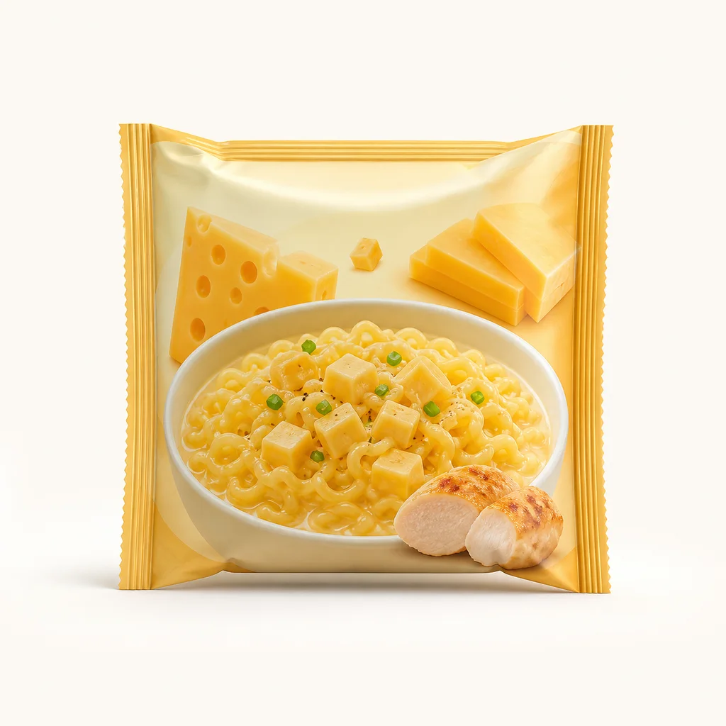 Лапша "Do Ramen" Double cheese двойной сыр со вкусом курицы 113г (Казахстан)