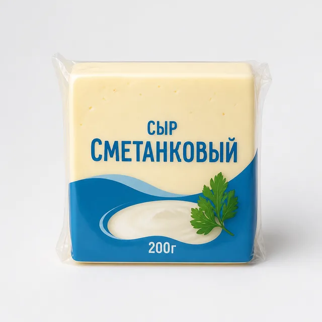 ЗП "ФАС" Сыр Сметанковый 200г (Россия)