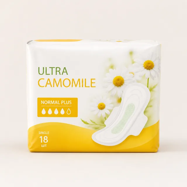 Прокладки NATURELLA Ultra Camomile Normal Plus Single 18шт