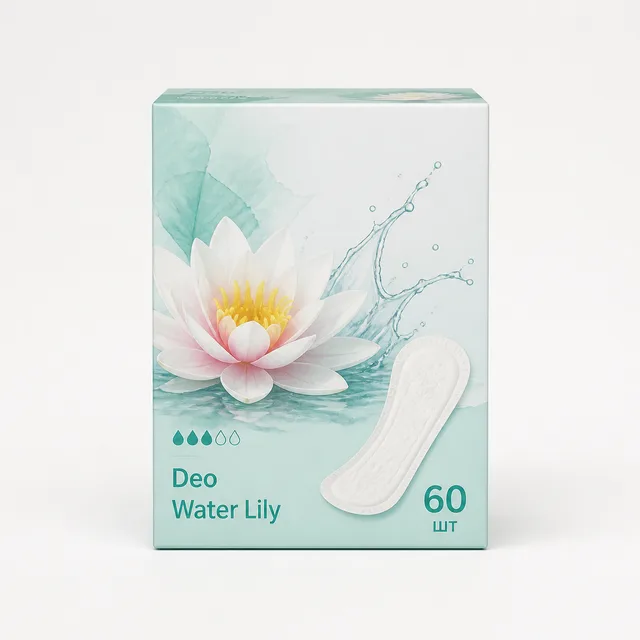 Прокладки Discreet ежедн Deo Water Lily 60 шт