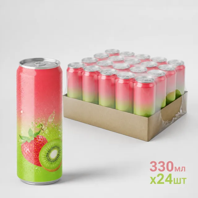 ФАНТА Fanta Strawberry*Kiwi (Клубника/Киви) 330мл*24шт Кока-Кола